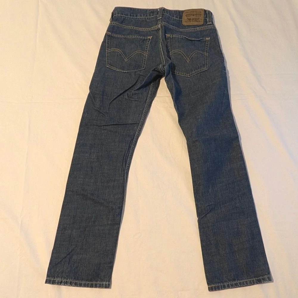 Levis 511 Skinny Jeans Mens 31x30 Dark Wash Blue Denim 100% Cotton
